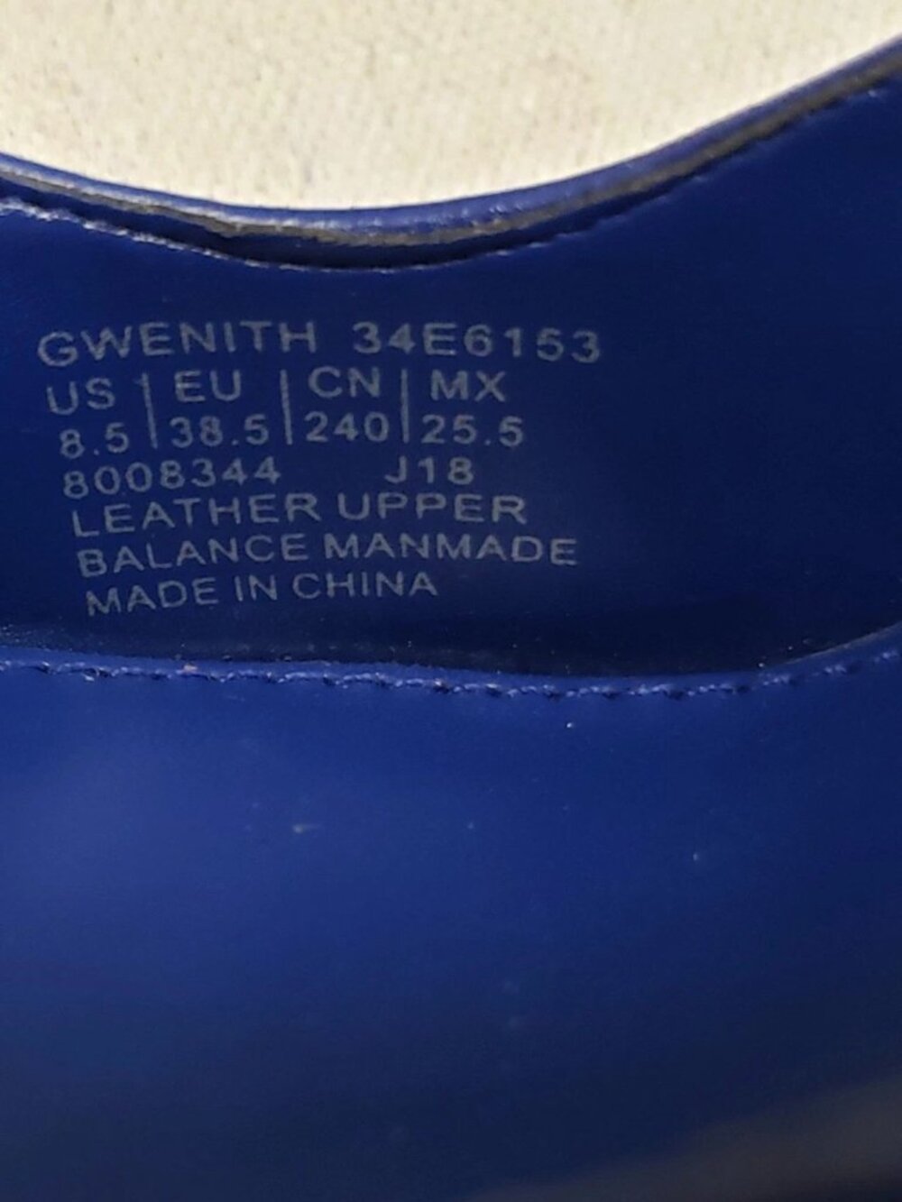 Calvin Klein Shoes Womens Size 8.5 Blue Gwenith Slingback Pointed Toe Heels - Picture 3 of 9